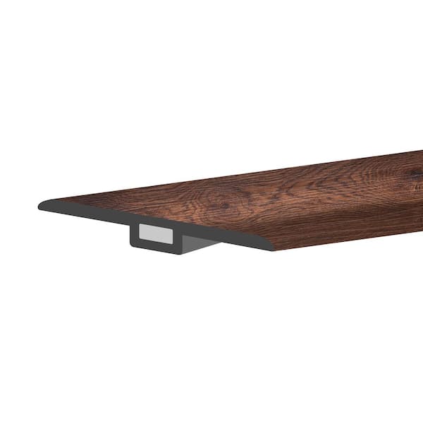 Lucida Surfaces TruCore Ponytail 1-3/4 in. W x 47-1/4 in. L x 0.27 in. T Vinyl T-Molding
