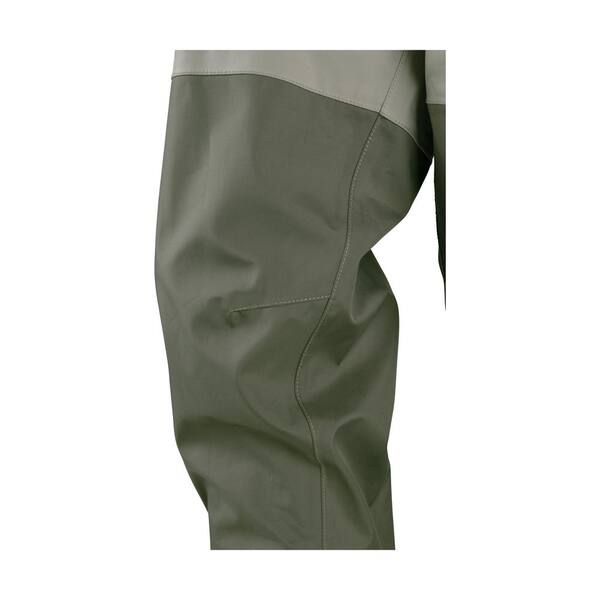 Men's Fishing Chest Waders - Nylon PVC Waterproof Design With Boots, Pockets & Hanger