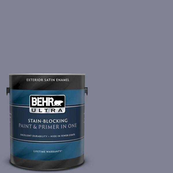 BEHR ULTRA 1 gal. #UL250-19 Metro Satin Enamel Exterior Paint and Primer in One