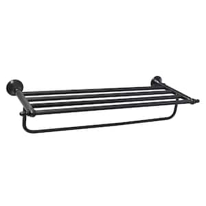 Antica 24 in. Towel Rack in Rubbed Bronze