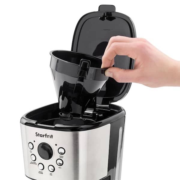 Mr. Coffee 96 oz. 12 Cup Automatic Burr Coffee Grinder 985121266M - The  Home Depot