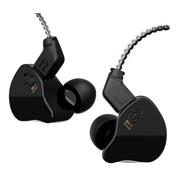 Dark Black Wired Gaming Earbuds and In-Ear with Microphone