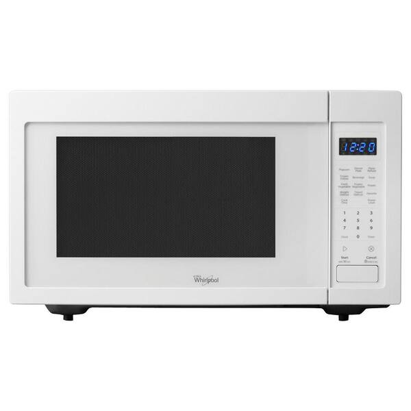 Whirlpool 1.6 cu. ft. Countertop Microwave in White Built-in Capable with Sensor Cooking