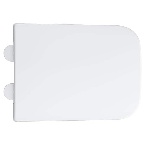 Eurocube Elongated Toilet Seat in Alpine White