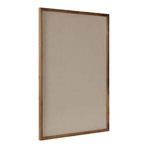 Hutton Rustic Brown Fabric Pinboard Memo Board