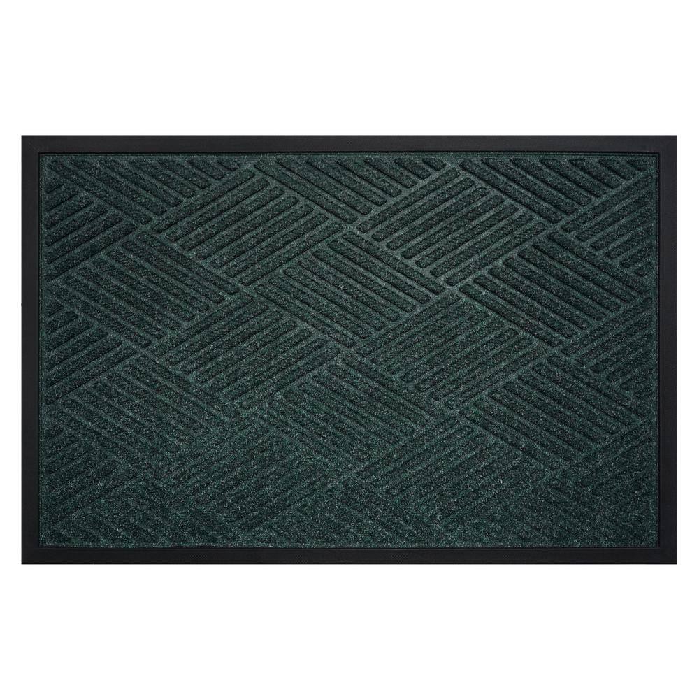 Graphite Grid Green colored 36 in. x 60 in. Indoor/Outdoor Doormat price history on PriceWatchPro