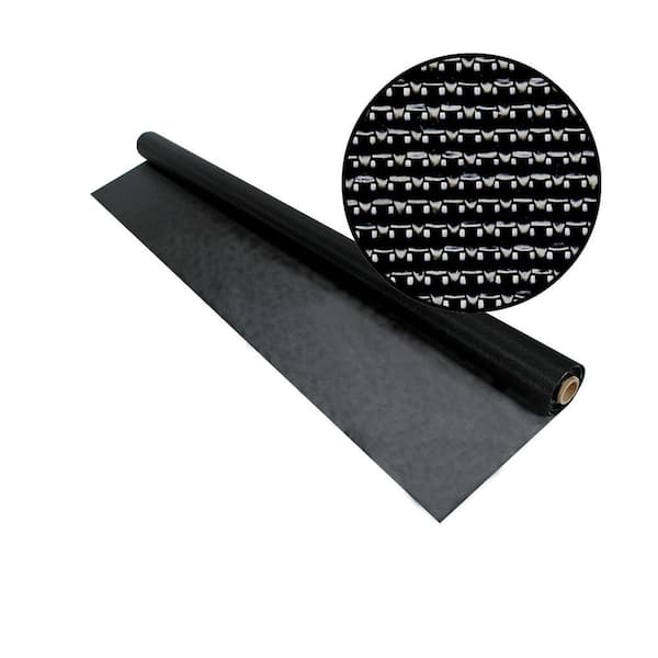 48 in. x 25 ft. Black SunTex 90