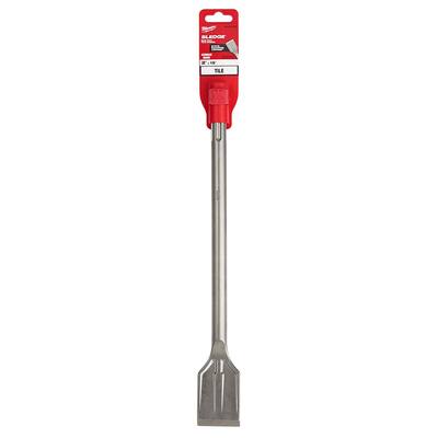  How many stars would you give Milwaukee 2 in. x 15 in. SDS-Max SLEDGE Steel Tile Chisel Bit?