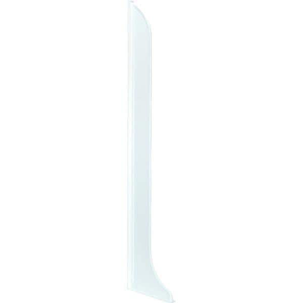 Generic Private Brand Self-Adhesive Shower Guard Set in White - (1-Pack) 106118