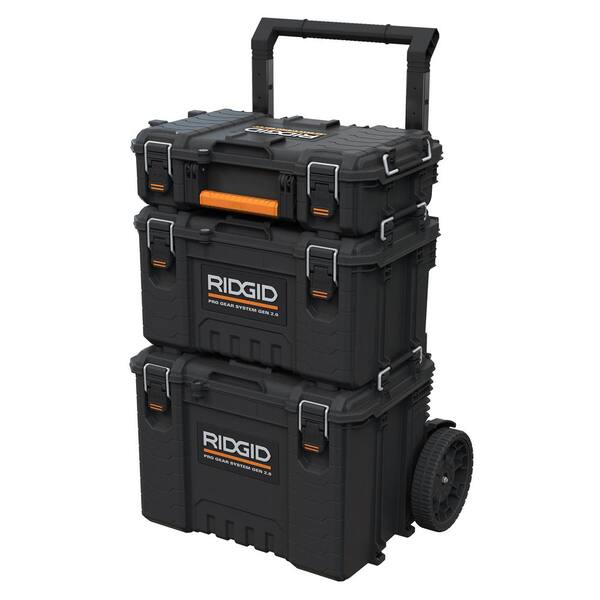 RIDGID Pro Gear System Gen 2 0 14 6 In W Black Resin XL 3 Drawer 