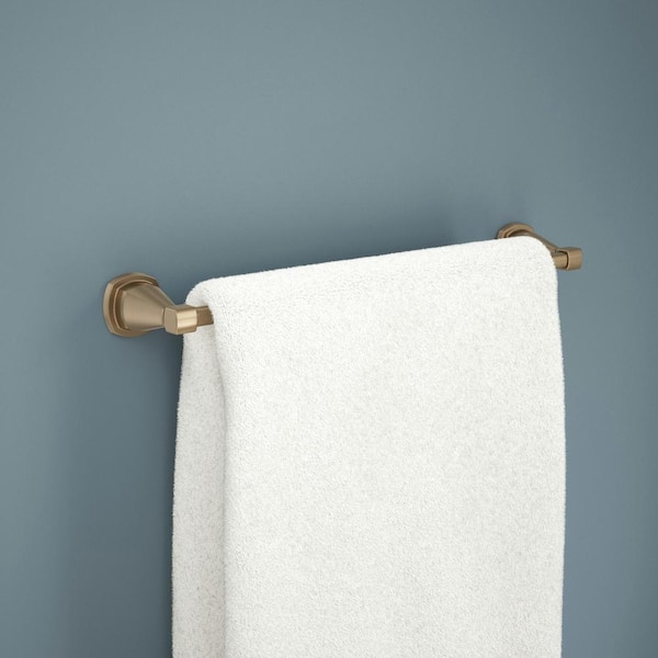 Stryke 18 in. Towel Bar in Champagne Bronze