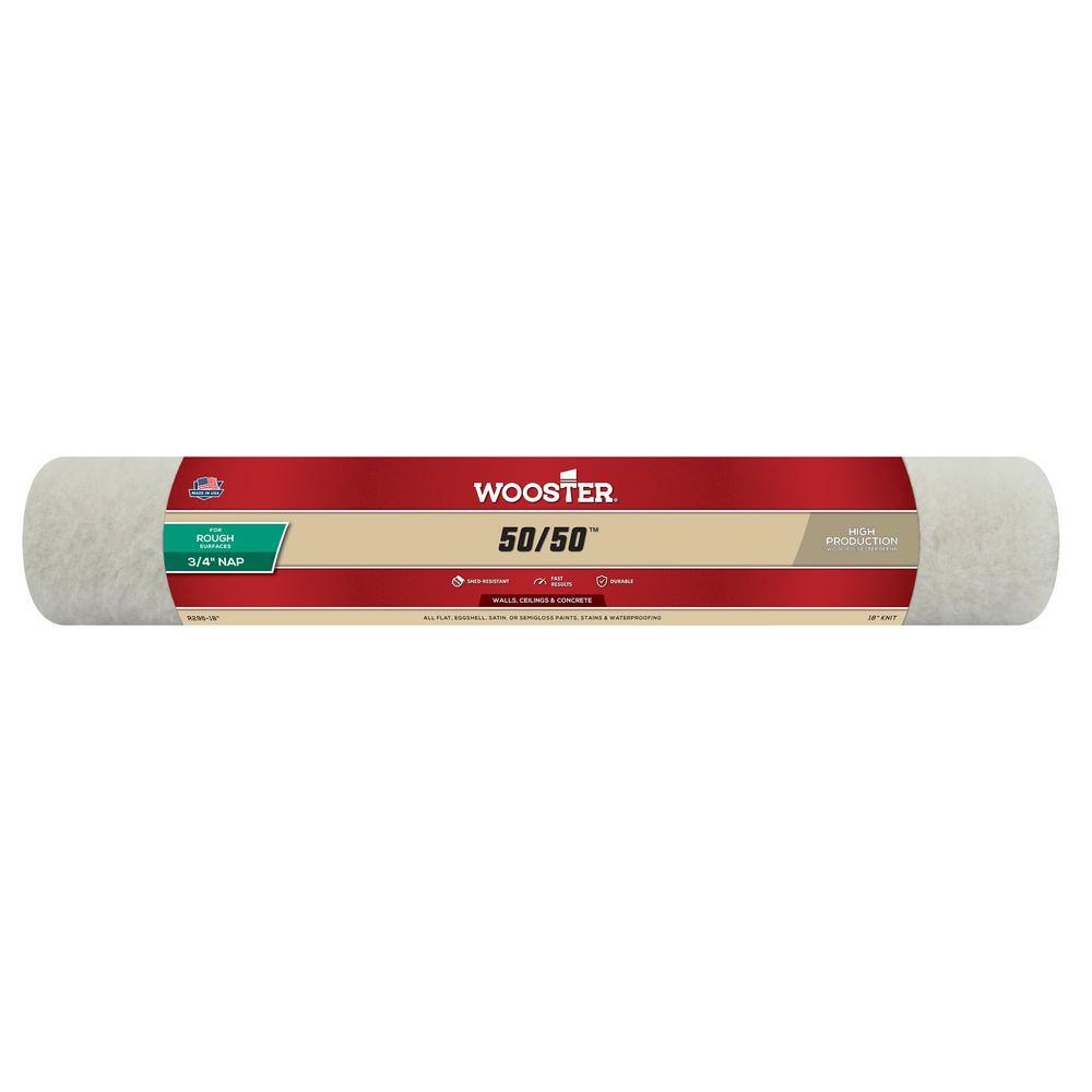 thumbnail image 2 of Wooster Wool Lambskin 9 In. W X 1-1/4 In. Regular Paint Roller Cover 1 2 of 11