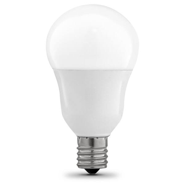 Feit Electric 60 Watt Equivalent A15 Intermediate Dimmable Cec White Finish Led Ceiling Fan Light Bulb Bright 3000k 12 Pack Bpa1560n 930ca 2 6 The Home Depot - What Is The Brightest Light Bulb For A Ceiling Fan