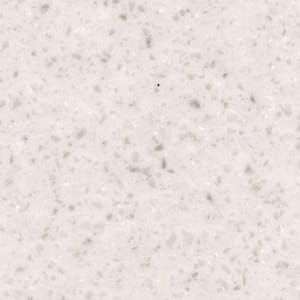 2 in. x 2 in. Solid Surface Countertop Sample in Ripe Cotton