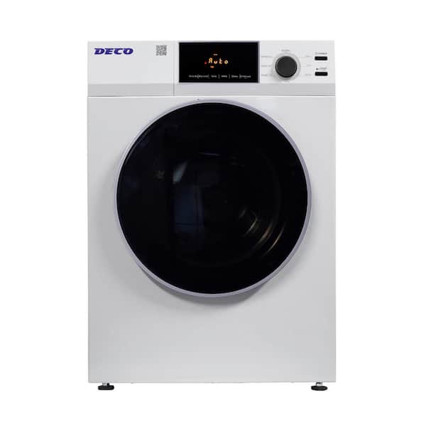 4 cu. ft. 18 lbs. 110-Volt vented Dryer Interior light, Reversible door in White