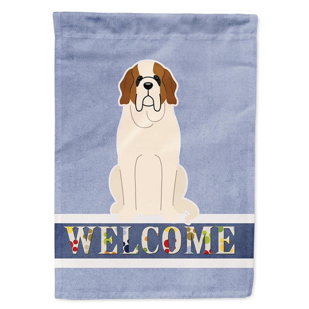 Saint Bernard Christmas Flag