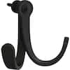 Liberty Rustic Farmhouse 3 in. Flat Black Double Prong Hook B43198-FB ...