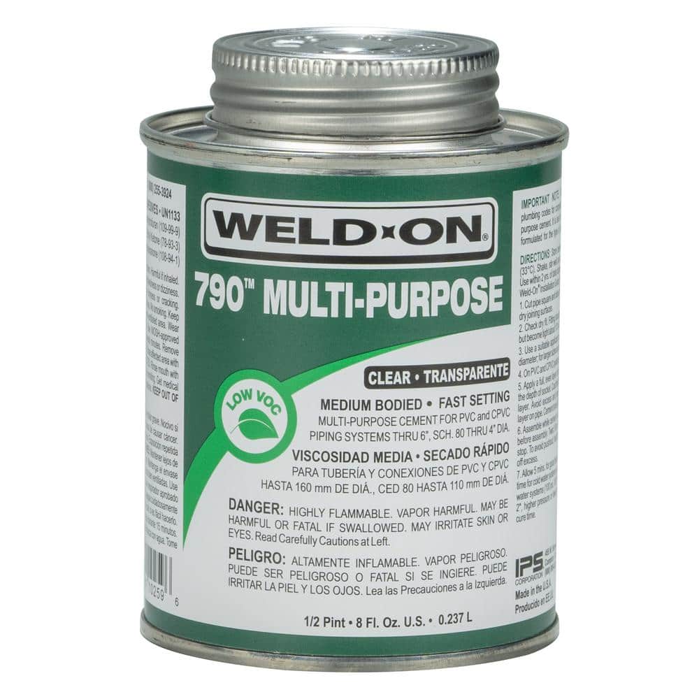 790 Multi-Purpose Cement, Clear, 1/2 Pint (8 oz.) price history on PriceWatchPro
