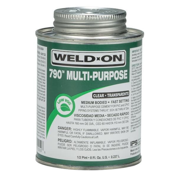 790 Multi-Purpose Cement, Clear, 1/2 Pint (8 oz.)