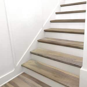 Salvaged Forest 1.25 in. T x 12 in. W x 47.2 in. L Luxury Vinyl Stair Tread Eased Edge (2-Pieces/Case)