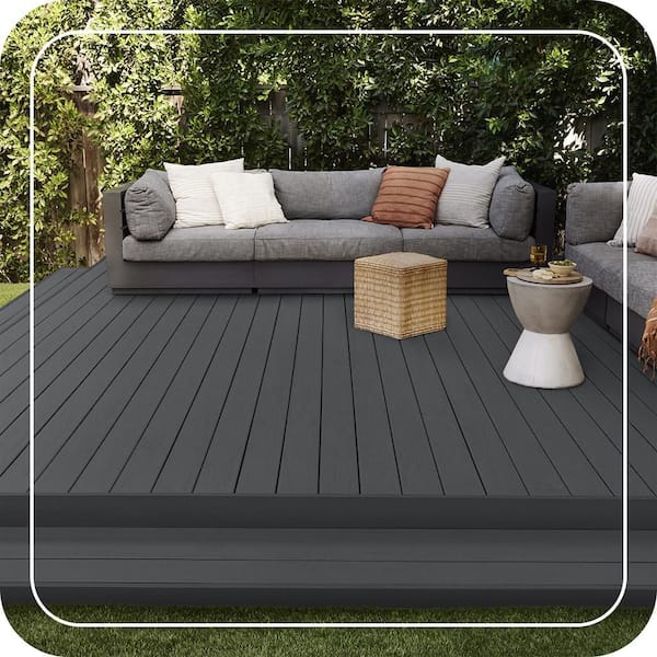 BEHR PREMIUM 1 gal. #PPU26-01 Satin Black Solid Color