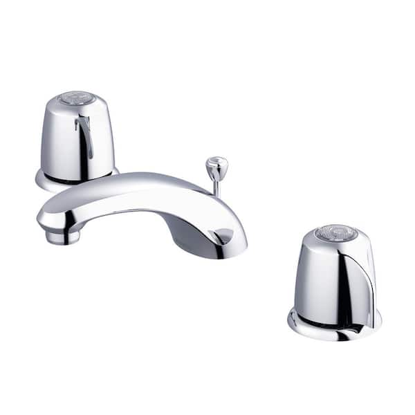Gerber Classics 8 in. Widespread 2-Handle Bathroom Faucet with Metal Pop-Up Drain in Chrome