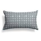 Sea Island Grey Rectangular Lumbar Outdoor Pillow