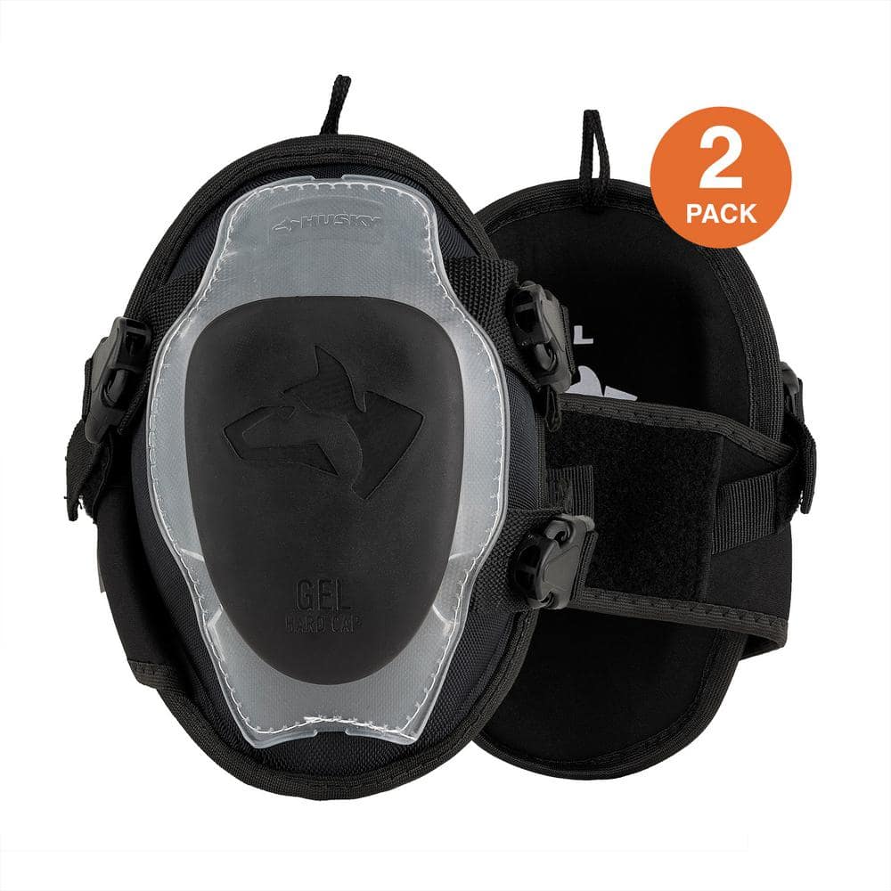Gel Hard Cap Construction Work Knee Pads (2-Pair)