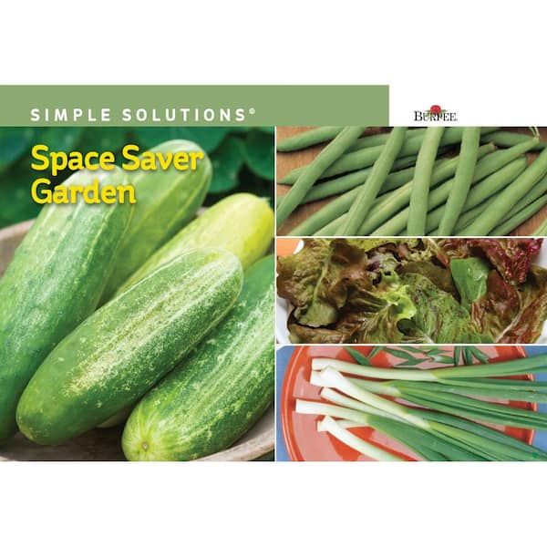 Burpee Simple Solutions Organic Space Saver Salad Garden Seed 60353 - The  Home Depot