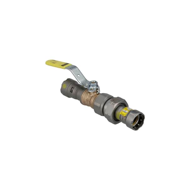 Viega MegaPressG 1/2 in. Press x 1/2 in. GJ Carbon Steel Ball Valve (Gas Only)
