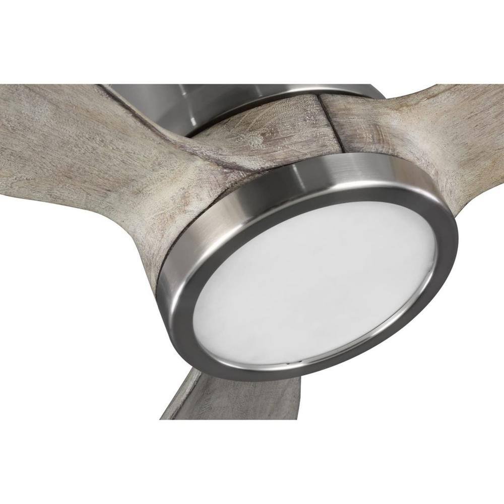 Farris 60" Brushed Nickel Ceiling Fan with LED Light and Remote