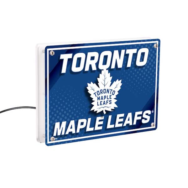 Evergreen Toronto Maple Leafs NHL Blue Rectangle Desklite LED Decor