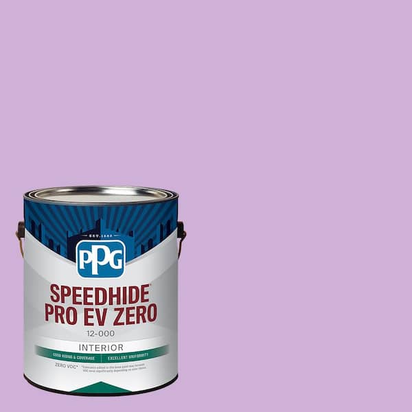 PPG Speedhide Pro EV Zero 1 gal. PPG1250-4 Sea Lavender Semi-Gloss Interior Paint