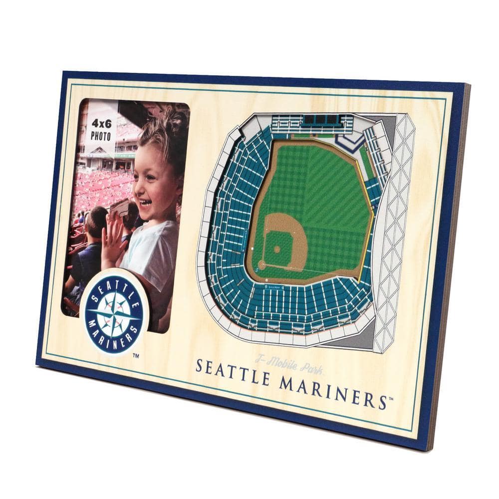 YouTheFan MLB Seattle Mariners 3D StadiumView Picture Frame - T-Mobile Park