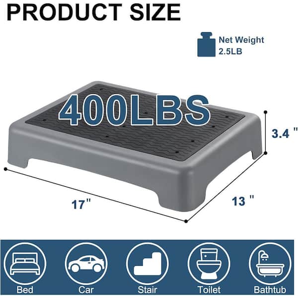 Mobility Step Stool for Adults and Seniors Indoor/Outdoor Portable