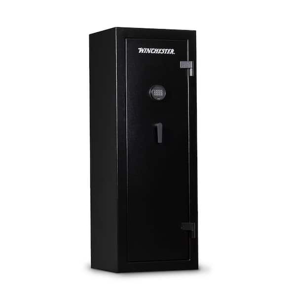 Ammo Safe 13.8 cu. ft., 45-Minute Fire Rated, Electronic Lock with Key Backup, Black