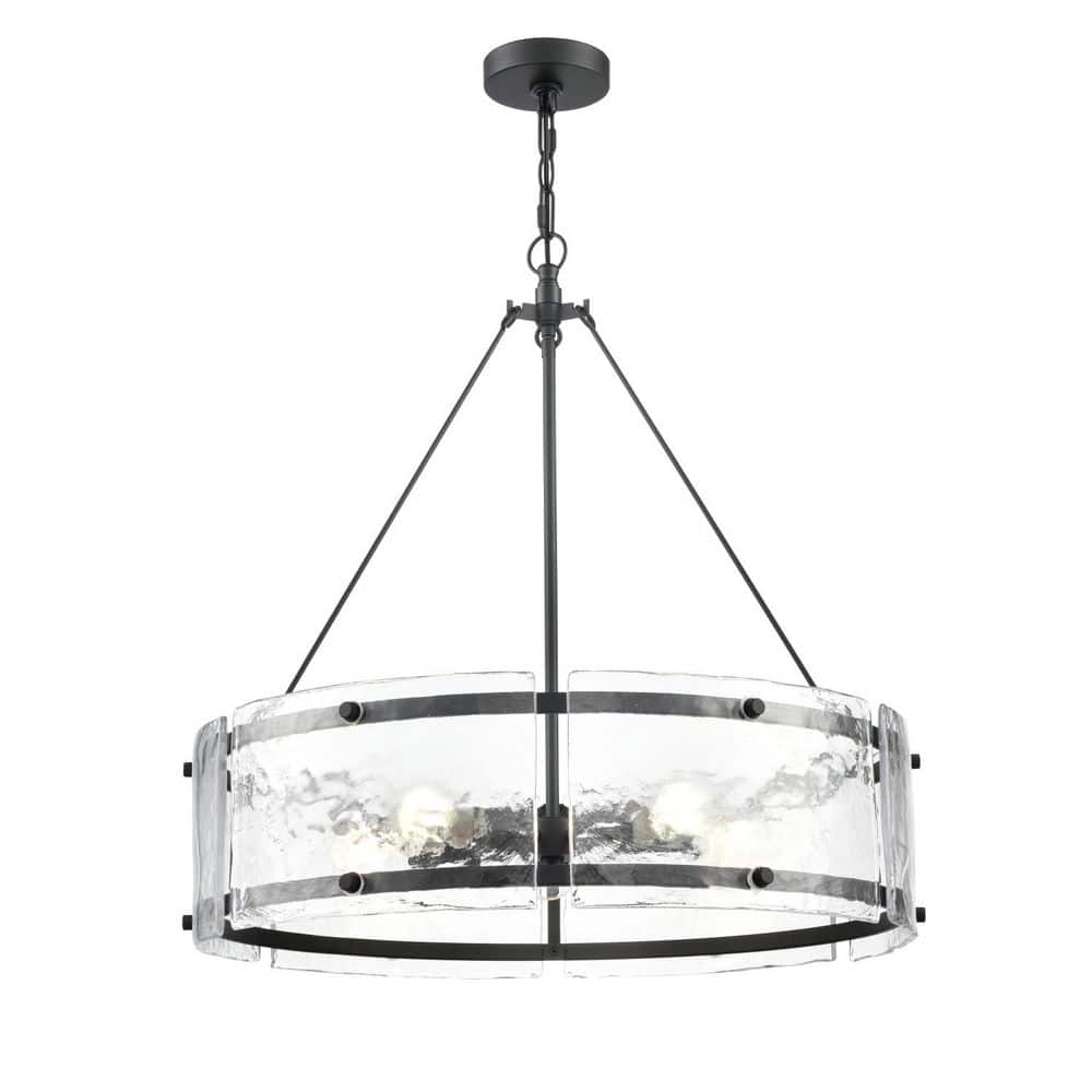 Bennetti 24.75 in. Wide 5-Light Chandelier-Matte Black price history on PriceWatchPro