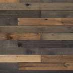 1/2 in. x 4 in. x 4 ft. Weathered Hardwood Board (8-Piece)