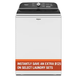 5.3 cu.ft. Top Load Washer in White