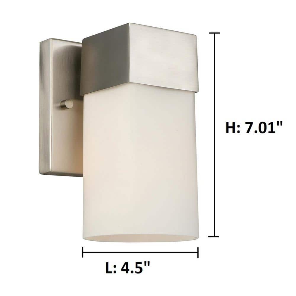Ciara Springs Brushed Nickel 10" Dimmable Wall Sconce