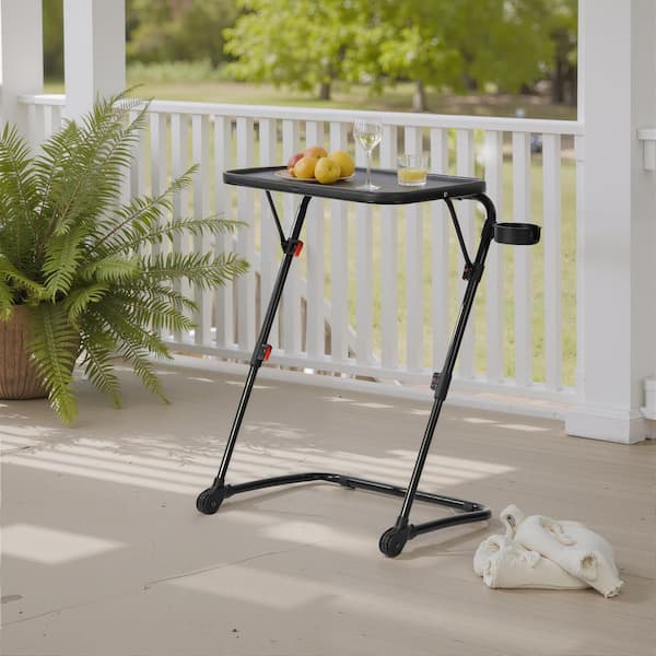 訳あり TEN to TEN CF Tripod Table Rectangle Canyon Butterfly Leaf Trestle Table w/ Canyon Trestle Base