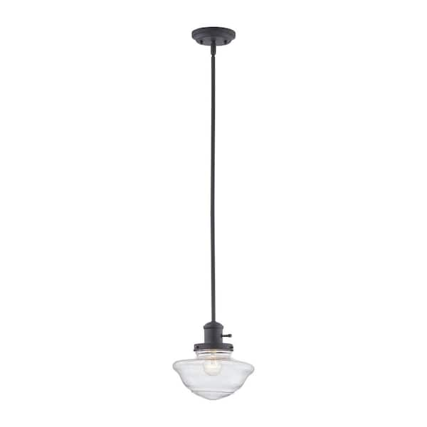 matte black schoolhouse light