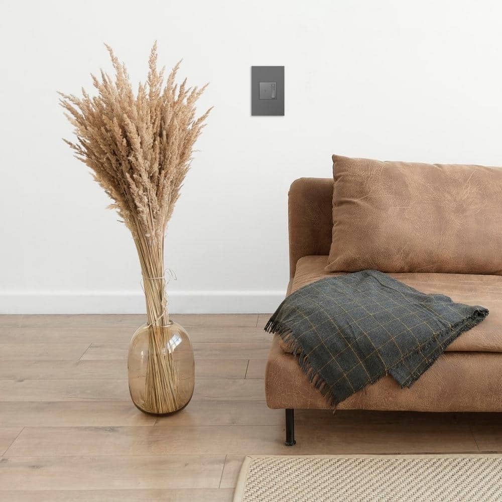 Magnesium Finish Smart Dimmer Switch with Soft Tap Technology