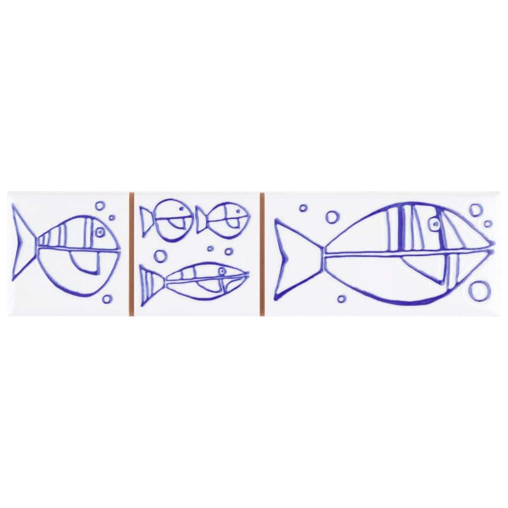 Captain Aquatico White 2 in. x 7-7/8 in. Glossy Ceramic Wall Tile Trim price history on PriceWatchPro