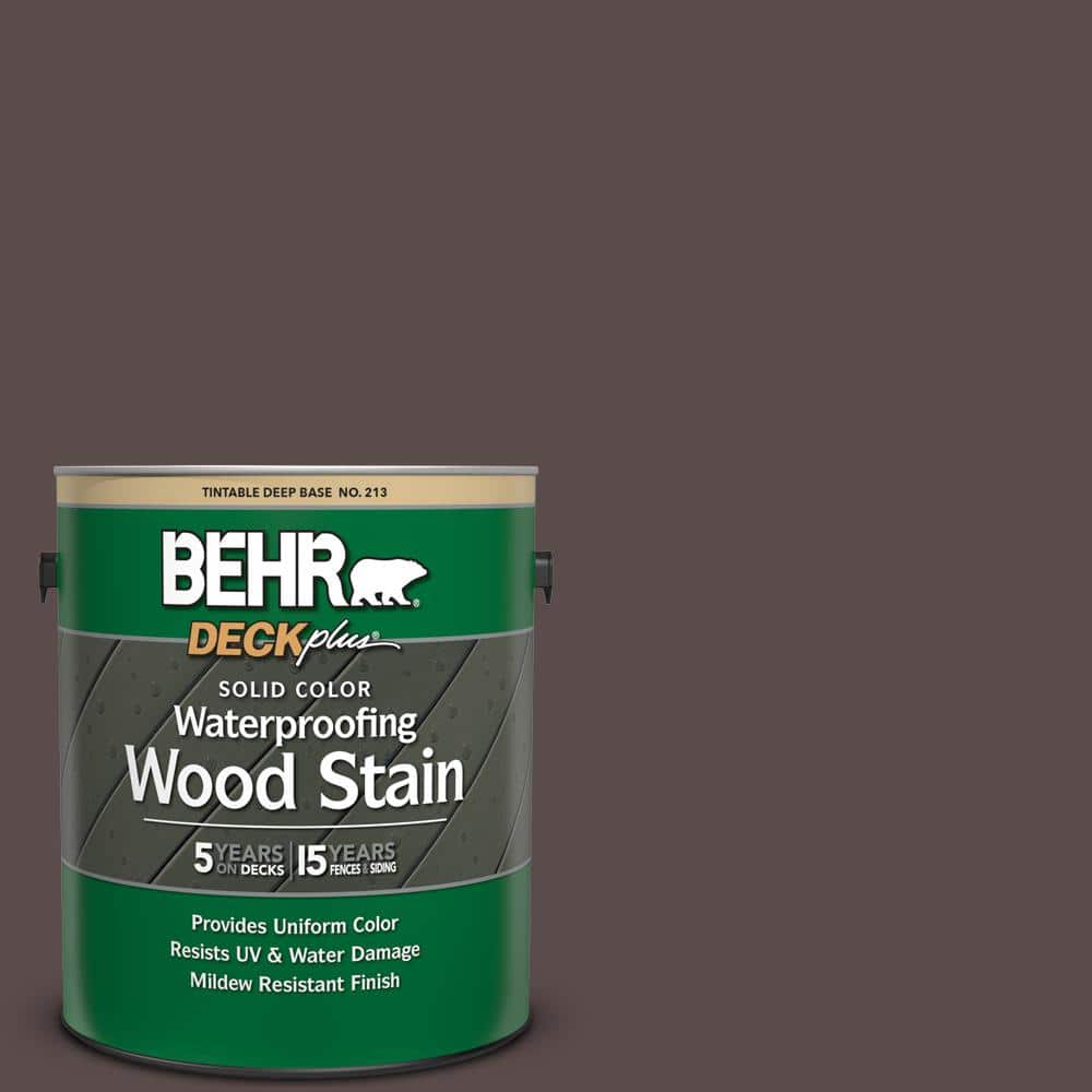 1 gal. #HDC-AC-07 Oak Creek Solid Color Waterproofing Exterior Wood Stain