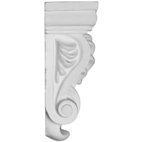 3 in. x 4-3/8 in. x 1-5/8 in. Polyurethane Alexandria Corbel