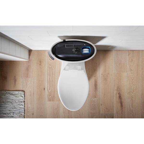 Betello 1.28 GPF Single Flush Toilet Tank Only in Black