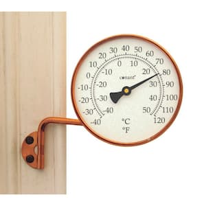 Vermont Dial Thermometer Living in Copper