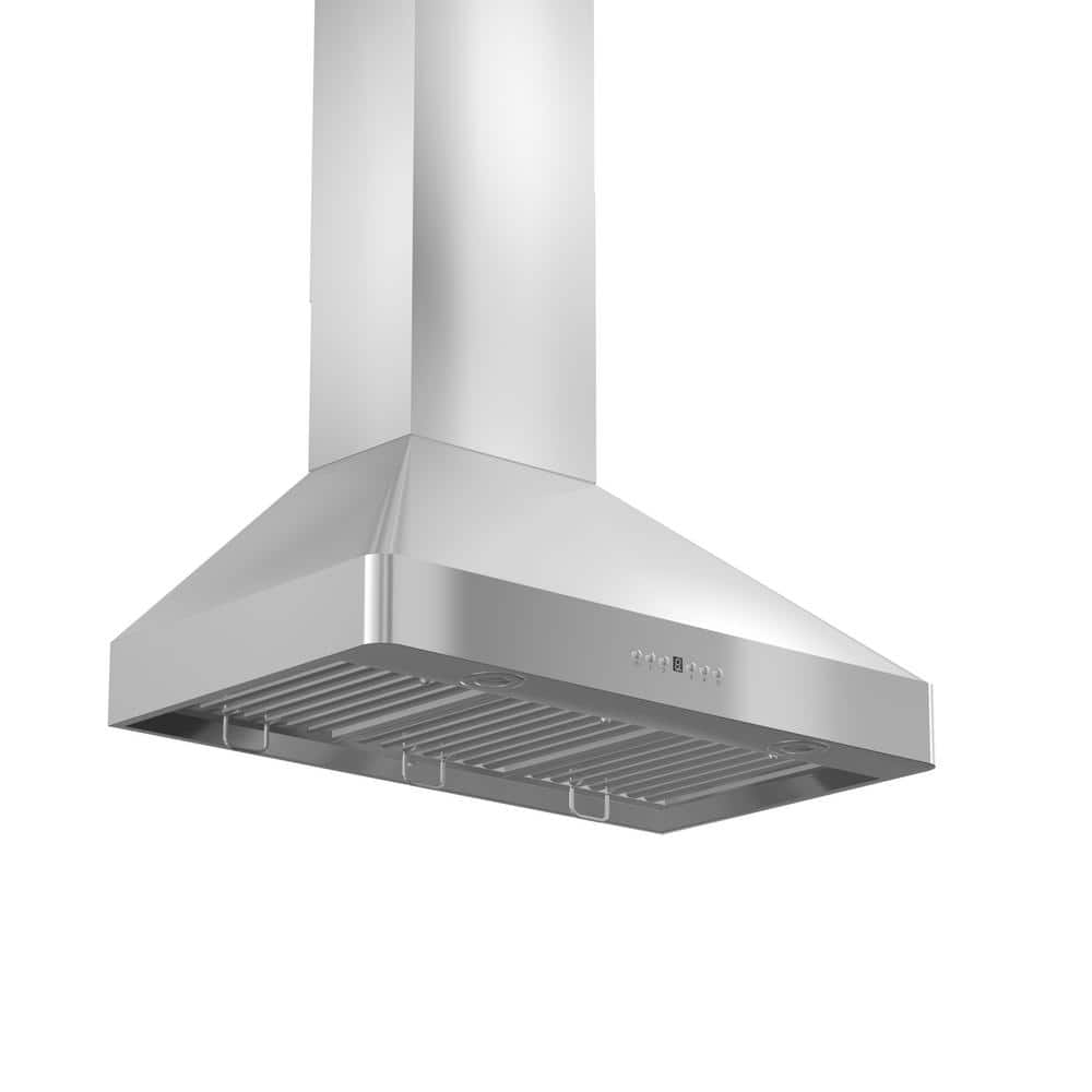 36-Inch Stainless Steel Convertible Wall Mount Range Hood
