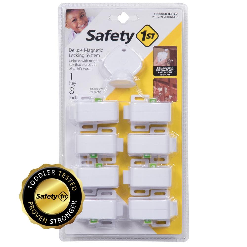 verkoper dronken krijgen Safety 1st Magnetic Locking System Complete (9-Piece) HS133 - The Home Depot